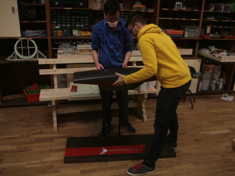 Izdelava modela na stojalu v razmerju velikosti 1:3